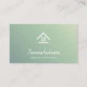 Beruflich Moderne Zuhause-Reparatur Handyman Visitenkarte (Vorderseite)