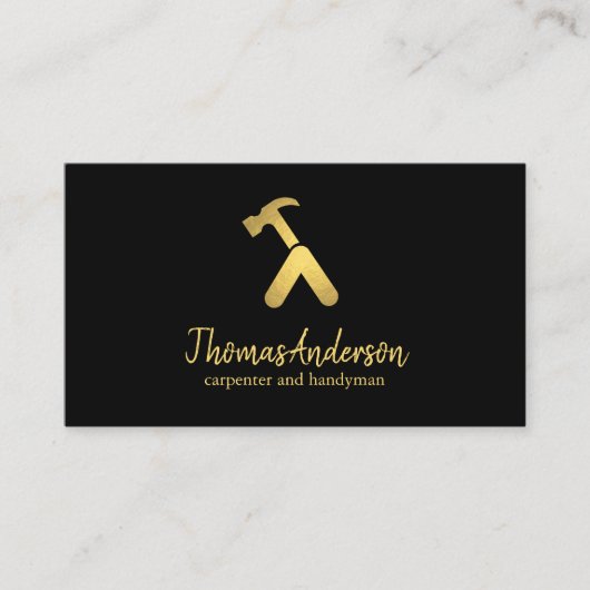 Beruflich Moderne Zuhause-Reparatur Handyman Visitenkarte (Vorderseite)