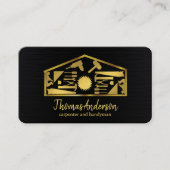 Beruflich Moderne Zuhause-Reparatur Handyman Visitenkarte (Vorderseite)