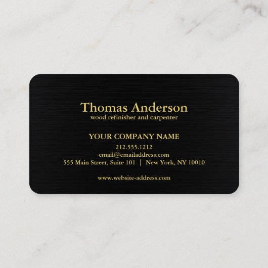 Beruflich Moderne Zuhause-Reparatur Handyman Visitenkarte (Rückseite)