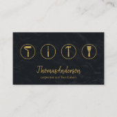 Beruflich Moderne Zuhause-Reparatur Handyman Visitenkarte (Vorderseite)