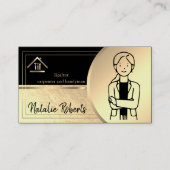 Beruflich Moderne Zuhause-Reparatur Handyman Visitenkarte (Vorderseite)