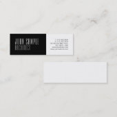 Beruflich Moderner Architekt Minimalistisch Luxus Mini Visitenkarte (Vorne/Hinten)