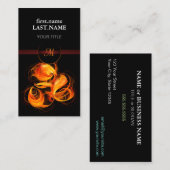 Beruflich Moderner Eleganter Cooler Fireball Visitenkarte (Vorne/Hinten)