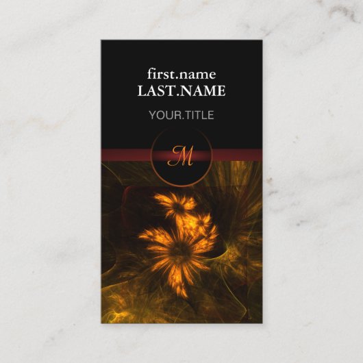 Beruflich Moderner Eleganter Cooler Garten Visitenkarte (Vorderseite)