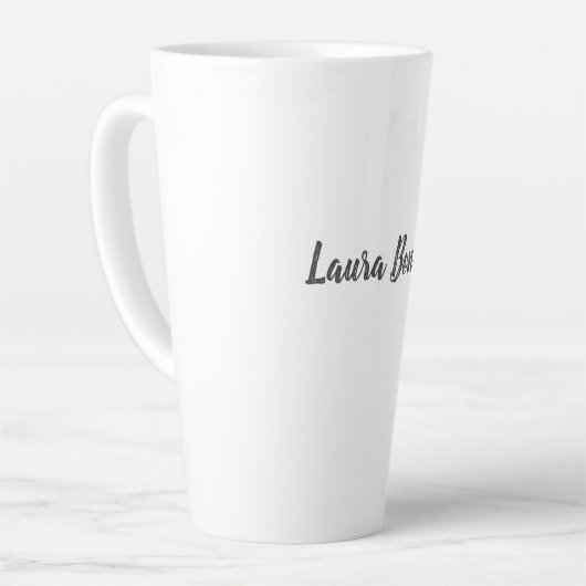 Beruflich Moderner Minimalistischer Schlichter Nam Milchtasse (Linke Ecke)