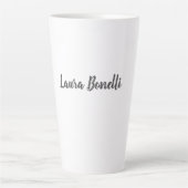 Beruflich Moderner Minimalistischer Schlichter Nam Milchtasse (Vorderseite)