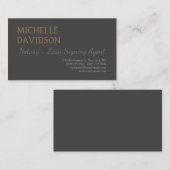 Beruflich Moderner Minimalistischer Schlichter Not Visitenkarte (Vorne/Hinten)