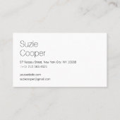 Beruflich Modernes Blau und Lila Wasserfarbe Visitenkarte (Rückseite)