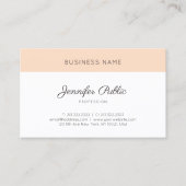 Beruflich Modernes Design Elegant Schlicht Visitenkarte (Vorderseite)