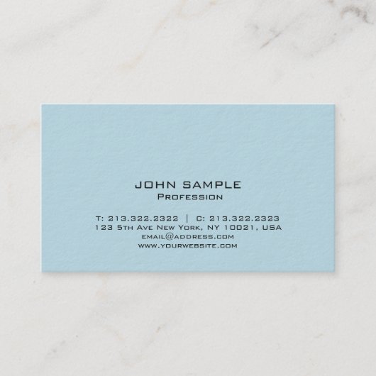 Beruflich Modernes Design Visitenkarte (Vorderseite)