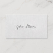 Beruflich Modernes Einfaches Grau Minimalistisch Visitenkarte (Vorderseite)