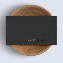 Beruflich Modernes, einfaches Schwarz Minimalistis