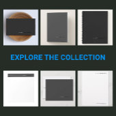 Beruflich Modernes, einfaches Schwarz Minimalistis Visitenkarte