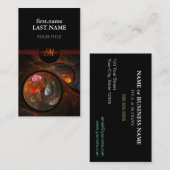 Beruflich Modernes, elegantes Cooles Fluid Visitenkarte (Vorne/Hinten)