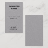 Beruflich Modernes Elegantes Grau Minimalistisch E Visitenkarte (Vorne/Hinten)