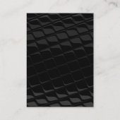 Beruflich Modernes Grau-Schwarz-Monogramm Visitenkarte (Rückseite)