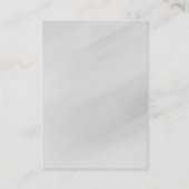 Beruflich-Modernes Handwrite Monogram Minimalistis Visitenkarte (Rückseite)