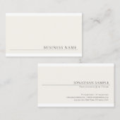 Beruflich modernes, kreatives Minimalistisches Des Visitenkarte (Vorne/Hinten)