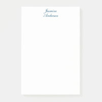 Beruflich Modernes Minimalistisches Blaues Weiß