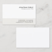 Beruflich modernes Minimalistisches Design Visitenkarte (Vorne/Hinten)