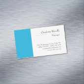 Beruflich Modernes Minimalistisches Schlicht Magnetische Visitenkarte (Beispiel)