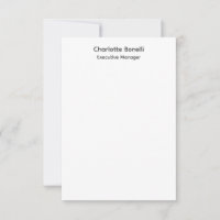 Beruflich Modernes Minimalistisches Schlicht