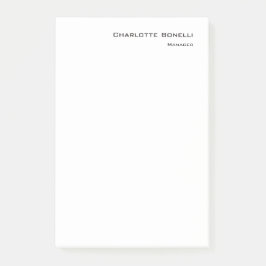 Beruflich Modernes Minimalistisches Schlicht Post-it Klebezettel