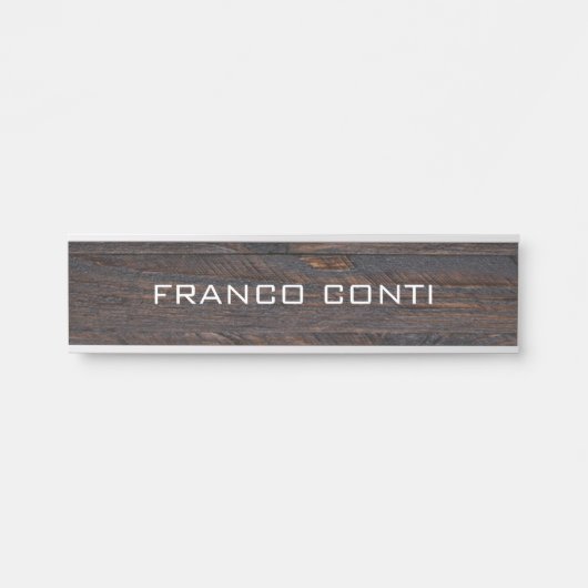 Beruflich Modernes Minimalistisches Schlicht Türschild (Vorderseite )