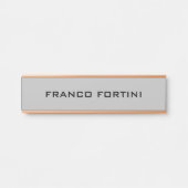 Beruflich Modernes Minimalistisches Schlichtes Lic Türschild (Vorderseite )