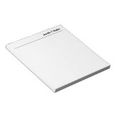 Beruflich Modernes Minimalistisches Schlichtes Per Notizblock (angewinkelt)