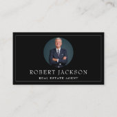 Beruflich Modernes Realtor Real Anwesen Luxus Visitenkarte (Vorderseite)