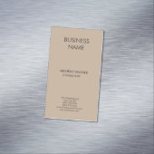 Beruflich Modernes Schlichtes Elegantes Minimalist Magnetische Visitenkarte (Beispiel)