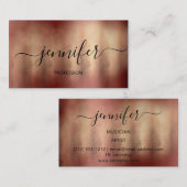 Beruflich Musiker DJ Artistic Paint Gold Visitenkarte (Vorne/Hinten)