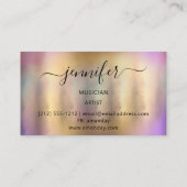 Beruflich Musiker DJ Künstlerische Malerei Visitenkarte (Rückseite)