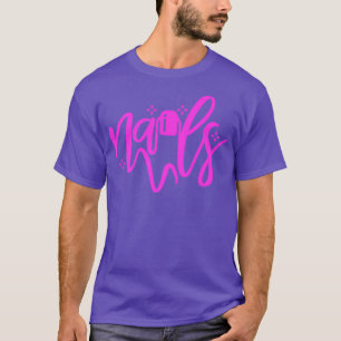 Beruflich Nails Art Manicurist Pediurist T-Shirt