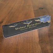 Beruflich Namensplakette (Seite)