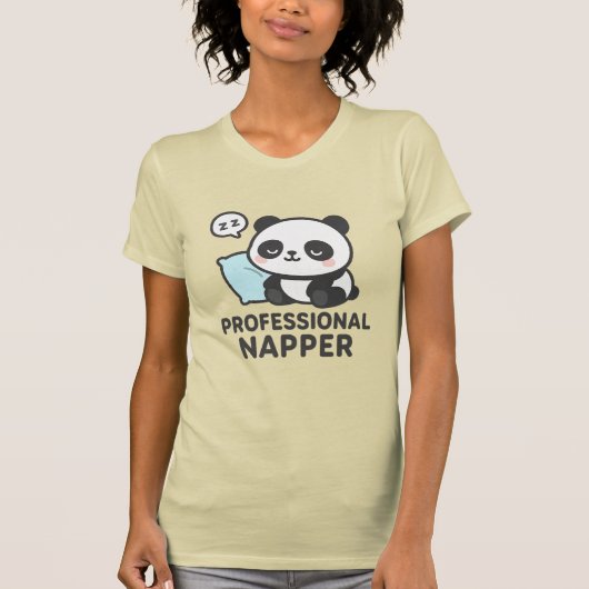 Beruflich Napper Panda T - Shirt (Vorderseite)
