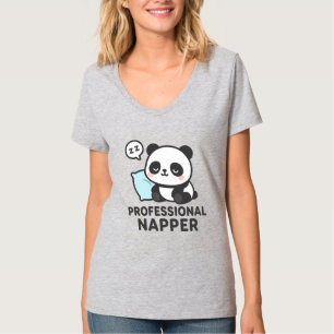 Beruflich Napper Panda T - Shirt