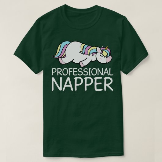 Beruflich Napper Unicorn Funny Unicorn T Shirts (Design vorne)