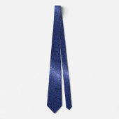 Beruflich Navy Blue Glitzer Ombre Sparkle Groom Krawatte (Vorderseite)