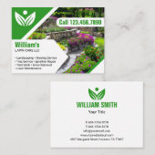 Beruflich & Öko-freundlich für Landschaften der Mo Visitenkarte (Vorne/Hinten)