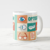 Beruflich-optischer Iconic-Entwurf Jumbo-Tasse (Vorderseite Rechts)
