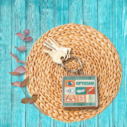 Beruflich-optischer Iconic-Entwurf Schlüsselanhänger