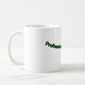 Beruflich Overthinker" Funny Coffee Tasse (Links)