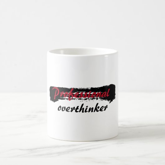 Beruflich Overthinker Kaffeetasse (Mittel)