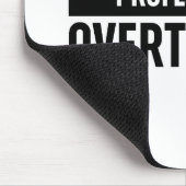 Beruflich Overthinker Mousepad (Ecke)