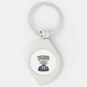 Beruflich Overthinker Schlüsselanhänger