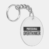 Beruflich Overthinker Schlüsselanhänger (Vorderseite links)