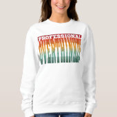 Beruflich Overthinker Sweatshirt (Vorderseite)